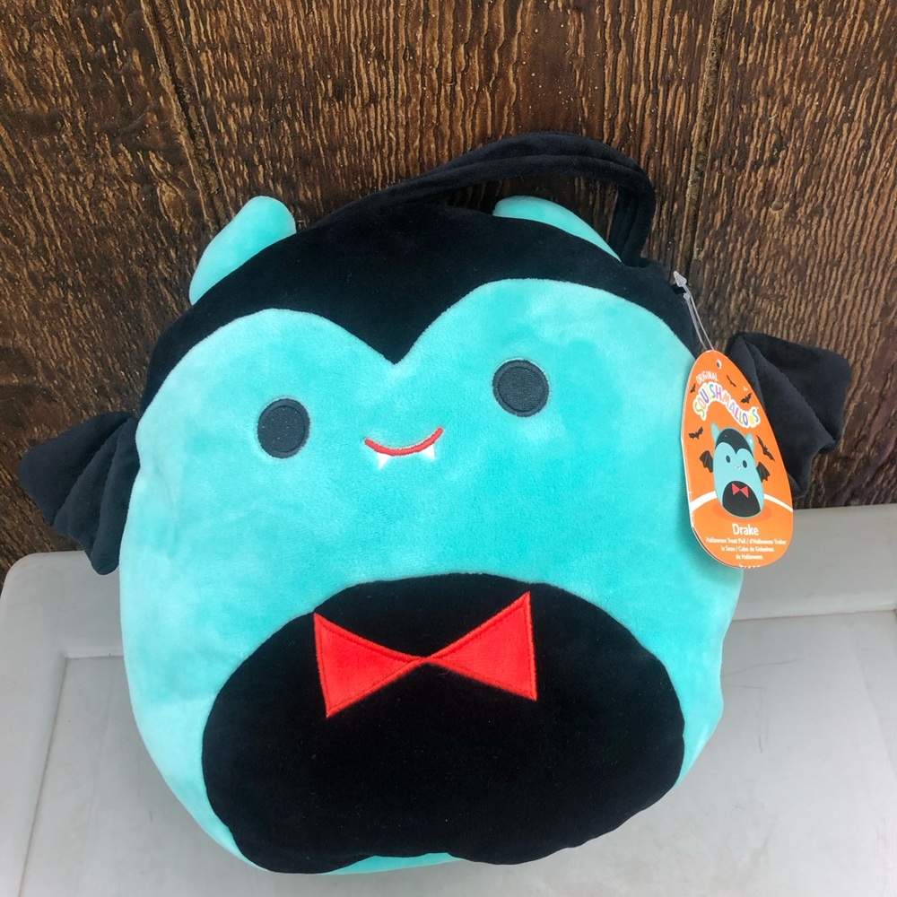 Squishmallows Drake the Vampire Treat Pail